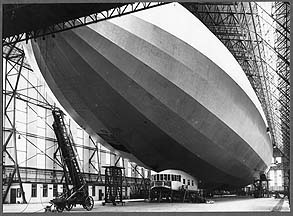 The completed LZ-126 airship.